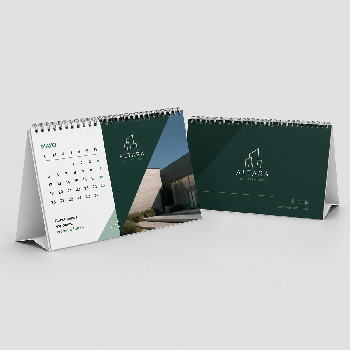 Calendarios de sobremesa personalizados