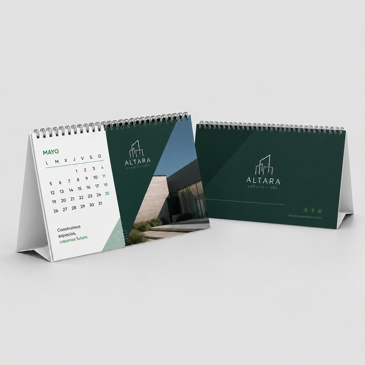Calendarios de sobremesa personalizados