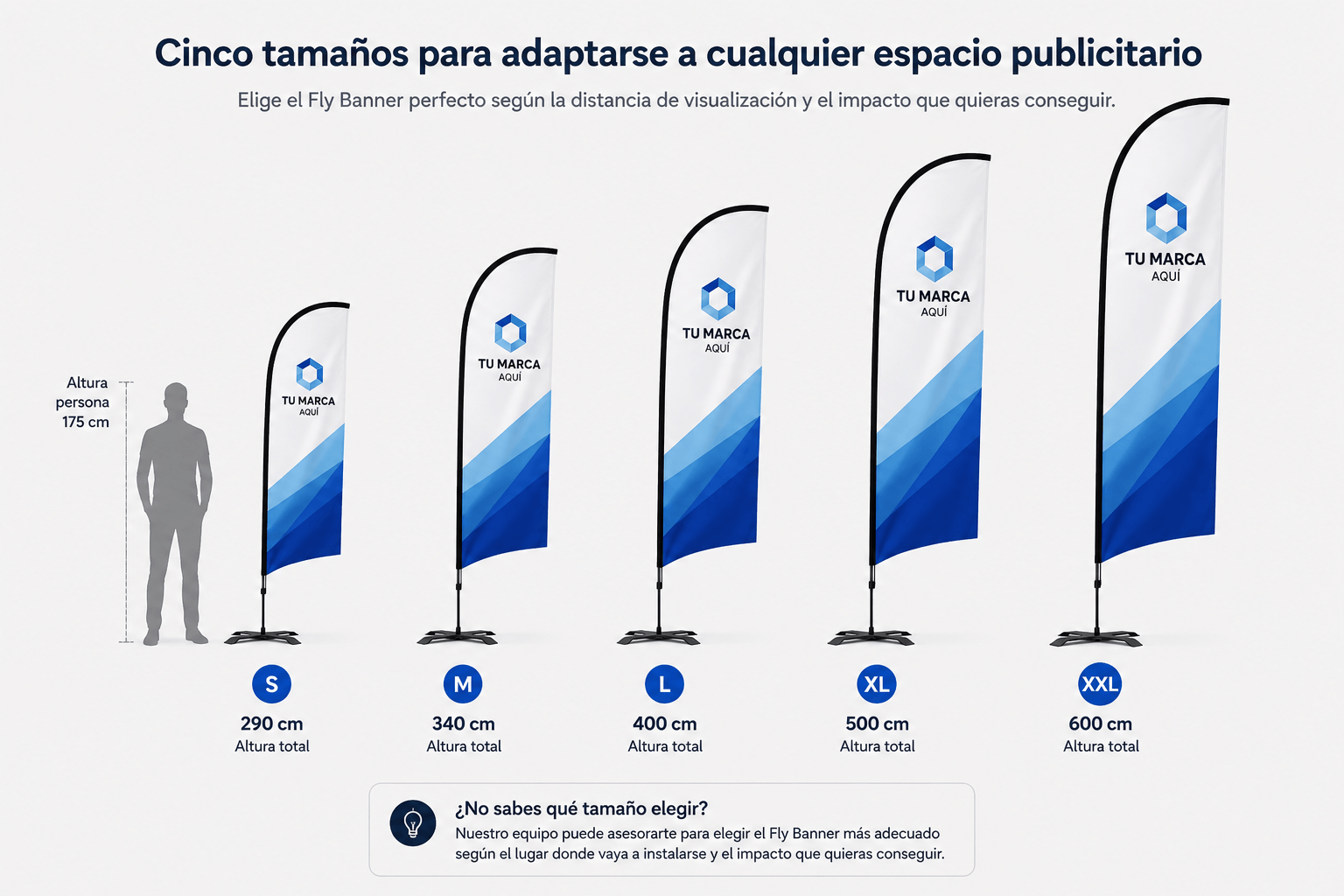 Te mostramos los 5 tamaños de fly banner disponibles