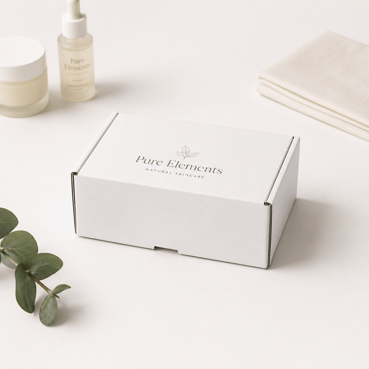 Caja ecommerce pequeña personalizada para cosmética, muestras comerciales y pequeños accesorios