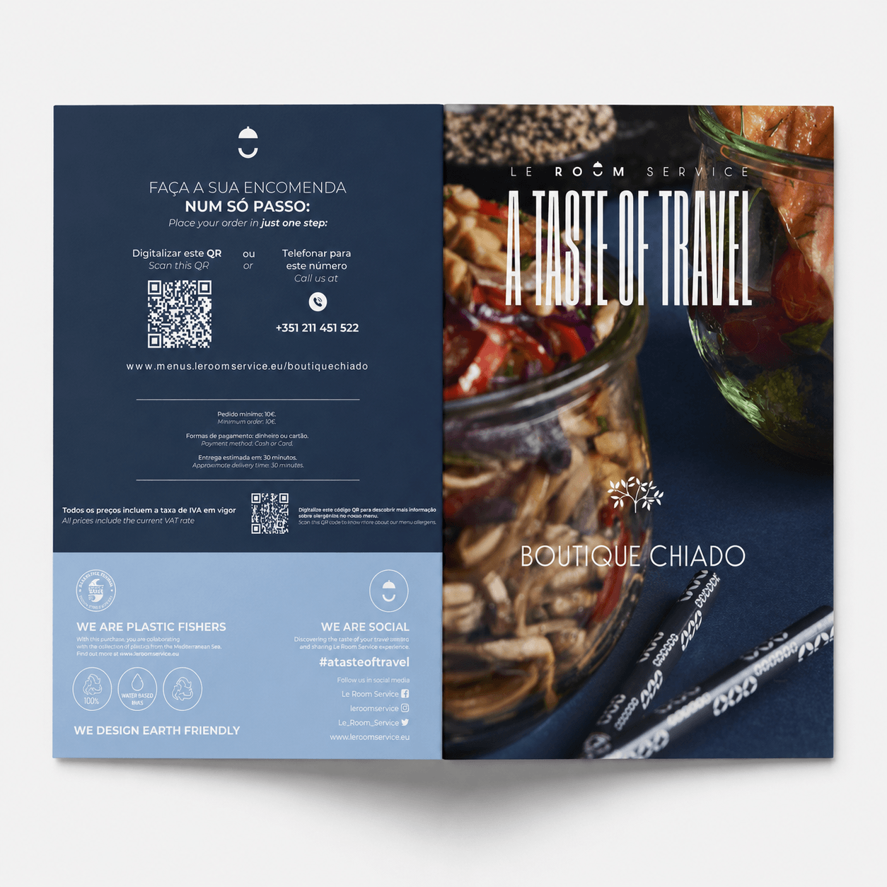 Cartas de restaurante plastificadas personalizadas