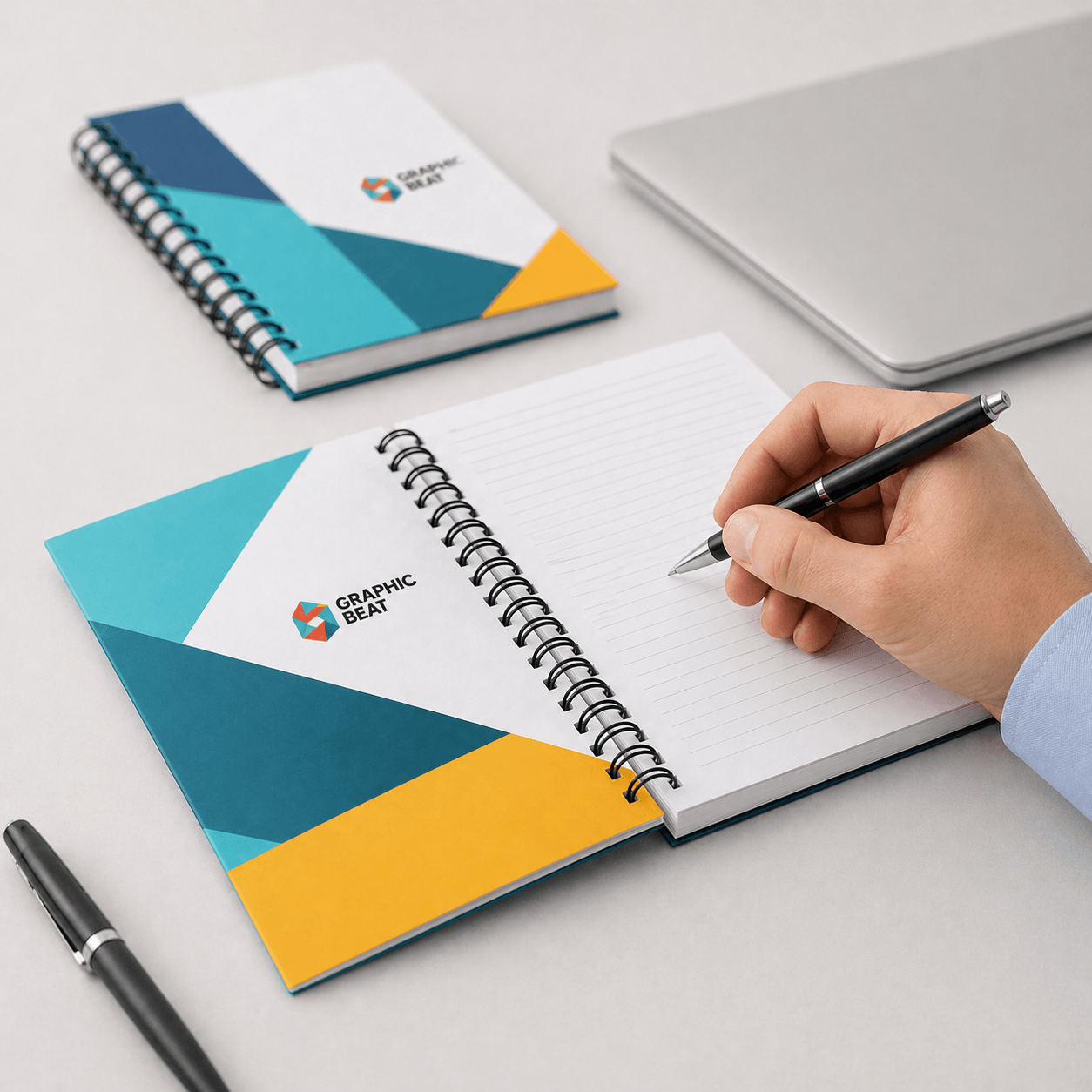 cuadernos A5 personalizados con logo para eventos congresos y ferias profesionales