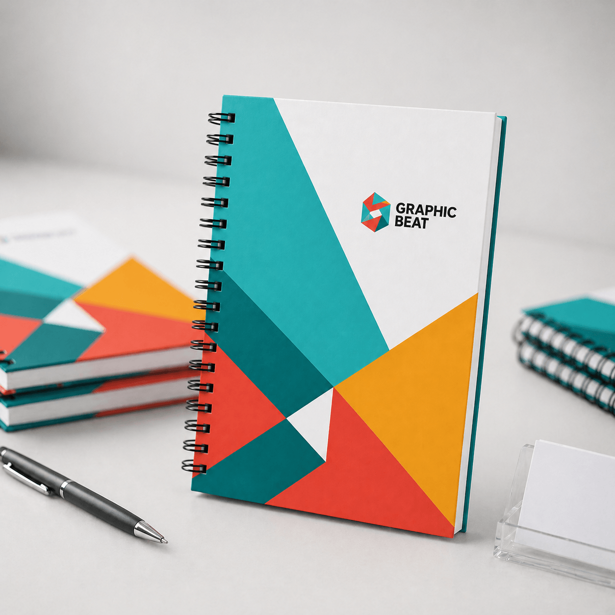 libretas A5 personalizadas para uso diario en empresa con encuadernacion wire-o