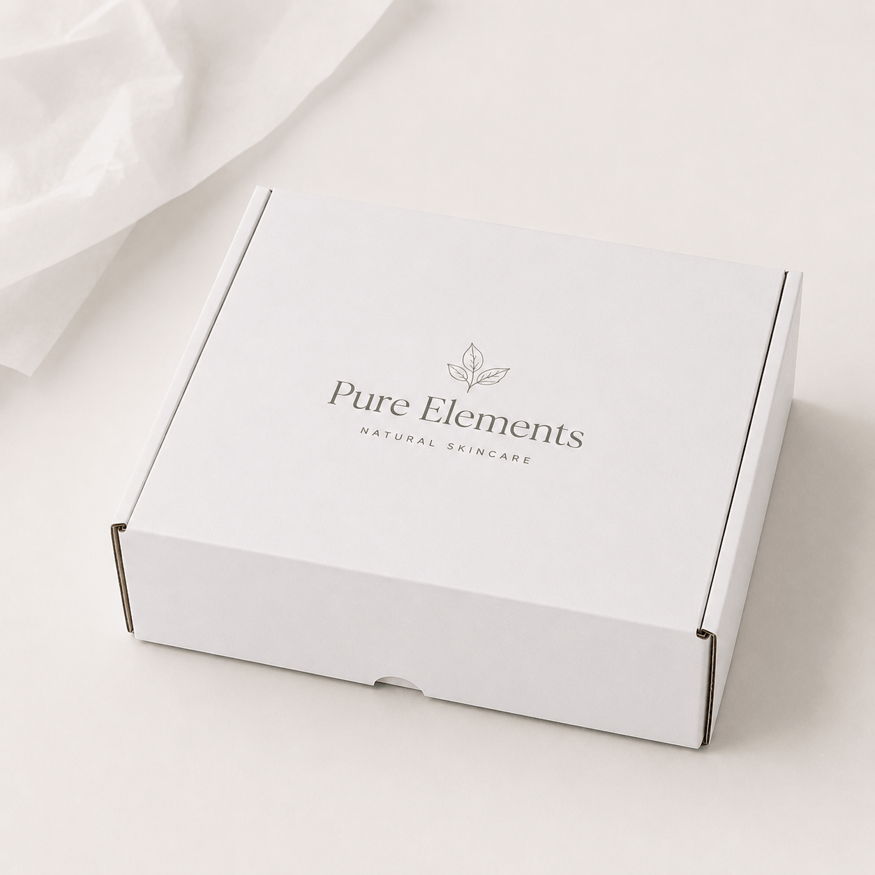 Caja ecommerce mediana personalizada con diseño corporativo para envíos profesionales
