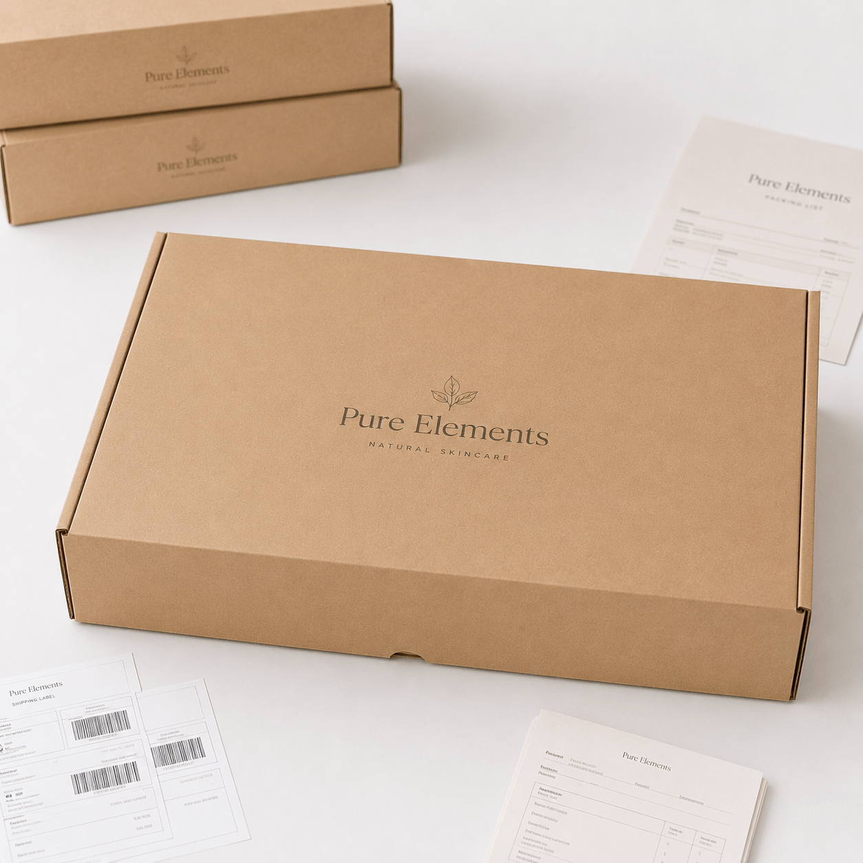 Caja ecommerce grande personalizada para logística, ecommerce y preparación de pedidos profesionales