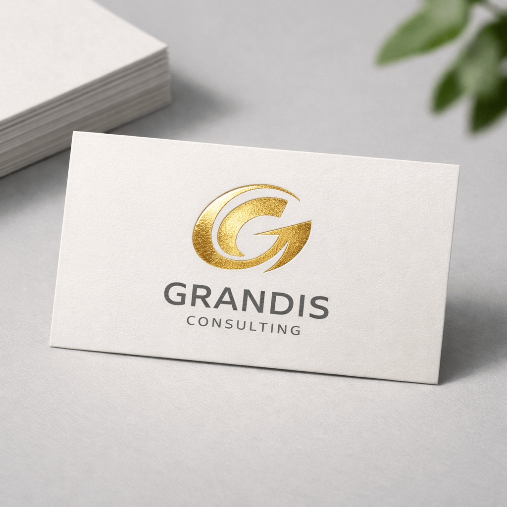 Acabados stamping plata y oro para tarjetas de visita