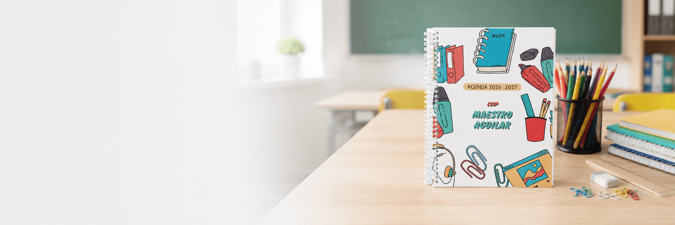 Agendas escolares personalizadas para colegios, institutos y AMPAS