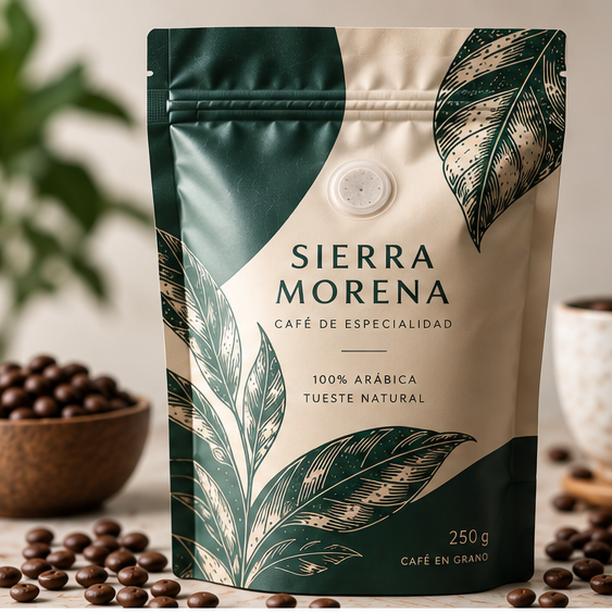 Bolsas para café personalizadas con válvula