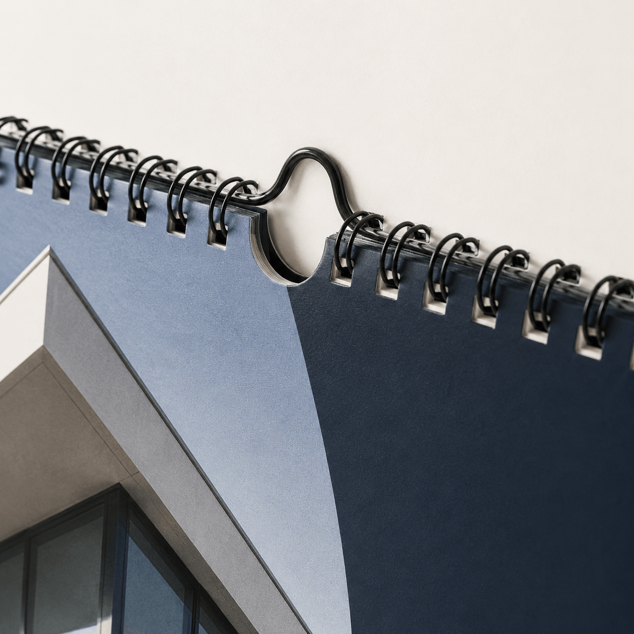 calendario de pared wire-o con colgador personalizado