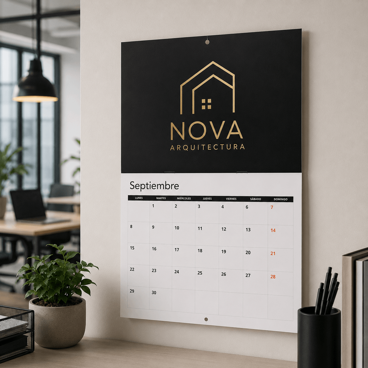 calendario tipo revista para empresas