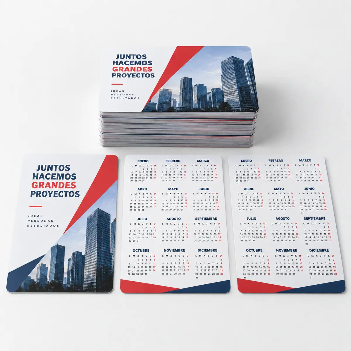 Calendarios de bolsillo personalizados impresos en grandes cantidades