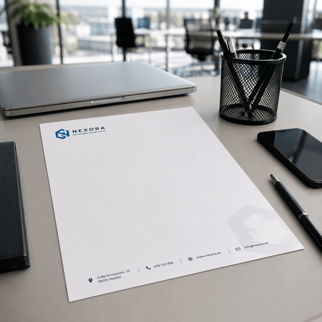 Papel de carta en A4 para la comunicación corporativa de tu empresa