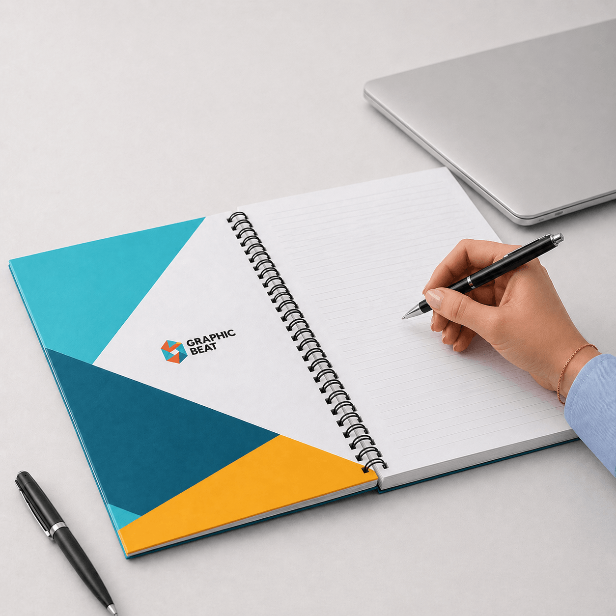 Cuadernos formato A4 para formación y cursos encuadernados wireo