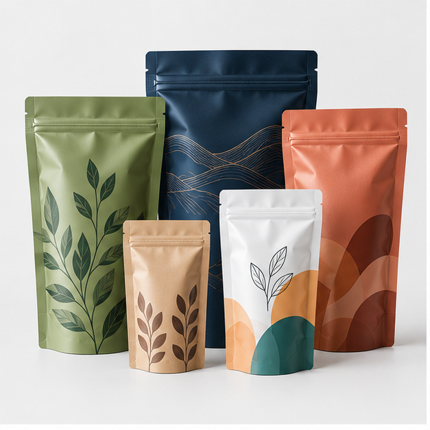 Doypack personalizados impresos a todo color