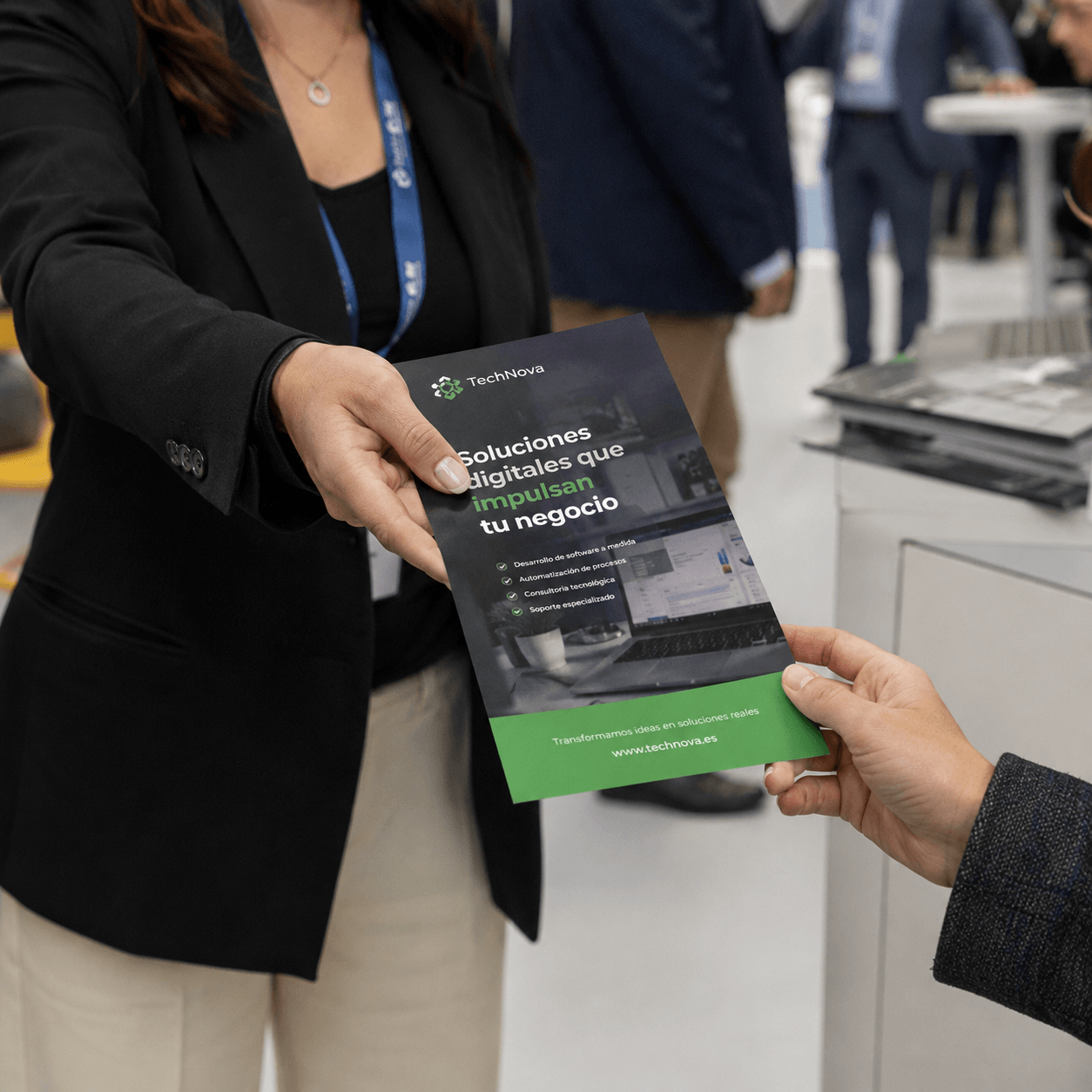 Flyers impresos en formatos DIN para promociones y reparto