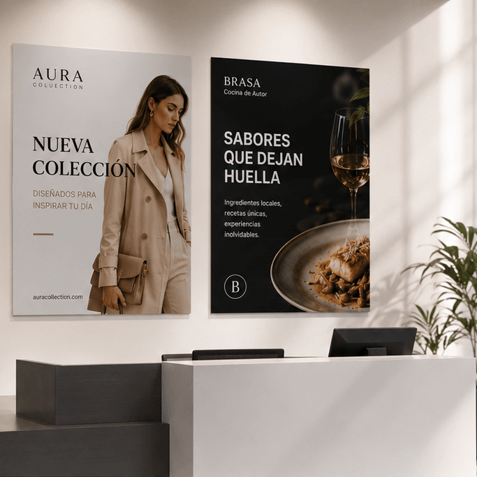 Impresión de carteles personalizados para empresas