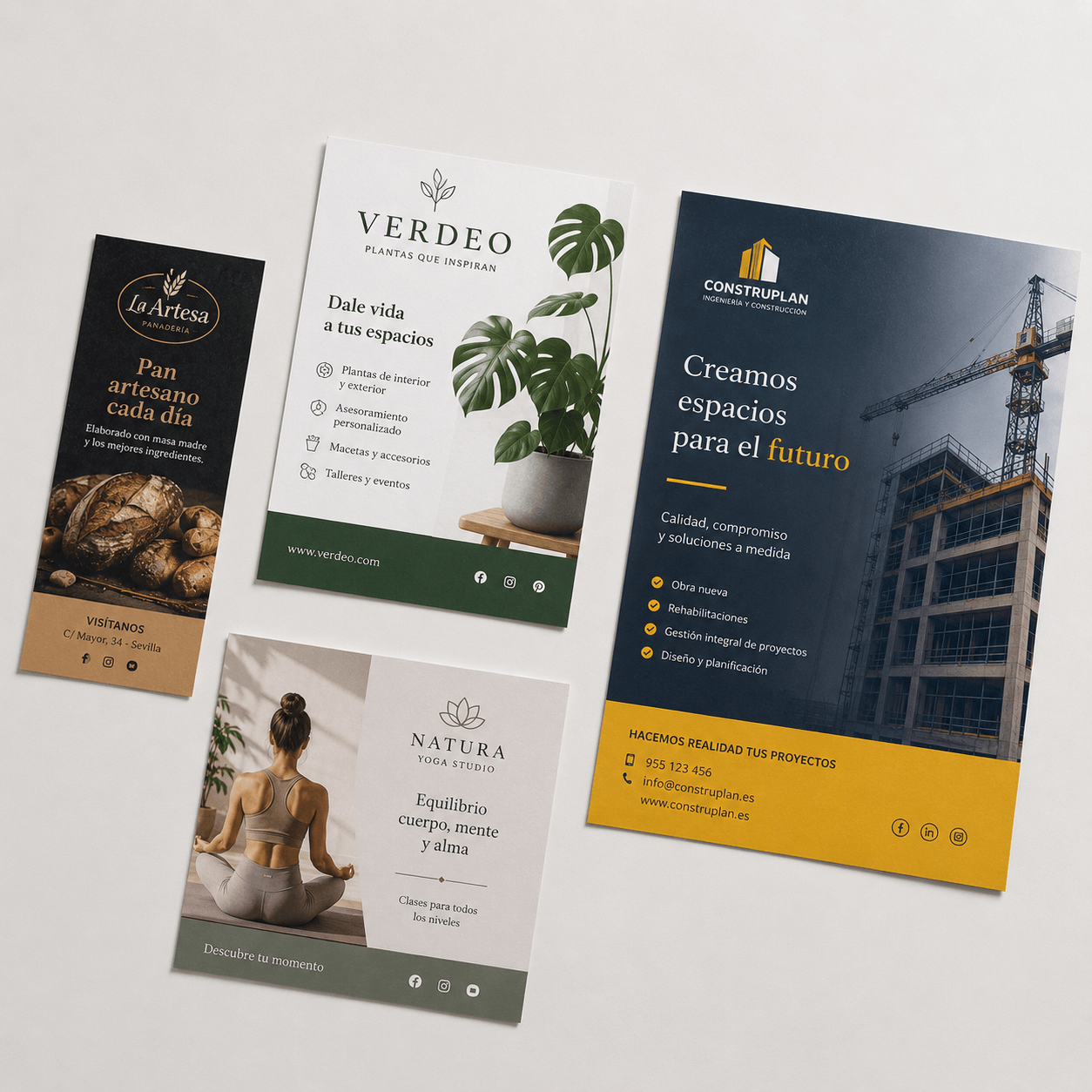 Impresión de flyers promocionales para negocios y eventos