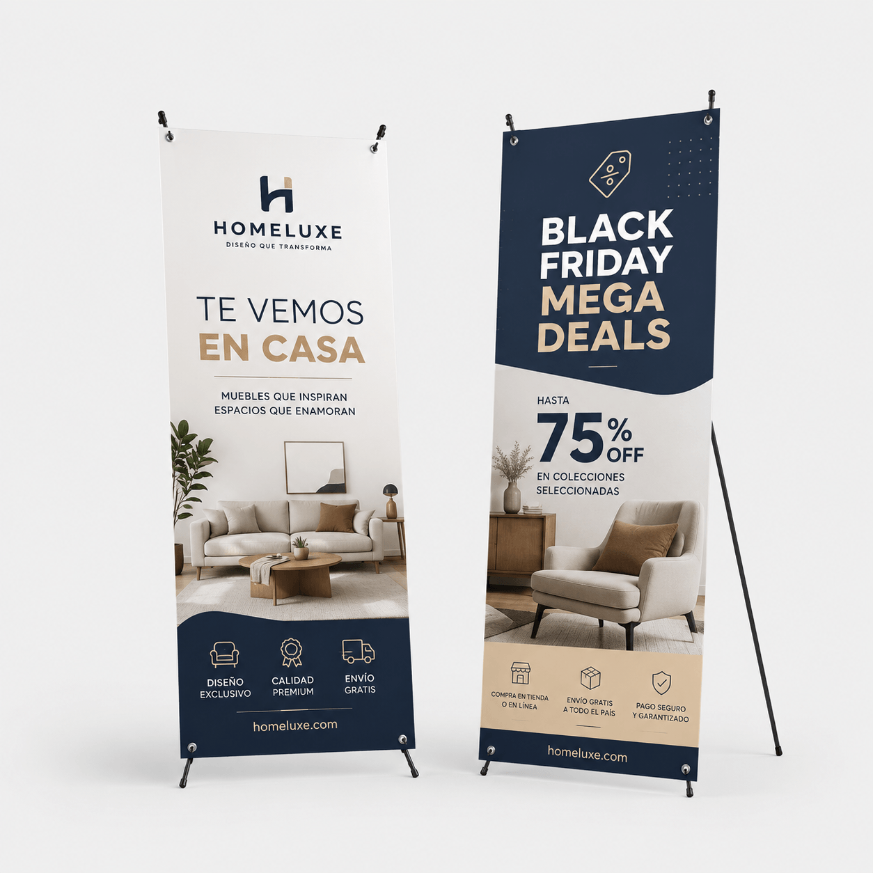 Impresión de Publicidad sobre lona 510g para X Banner