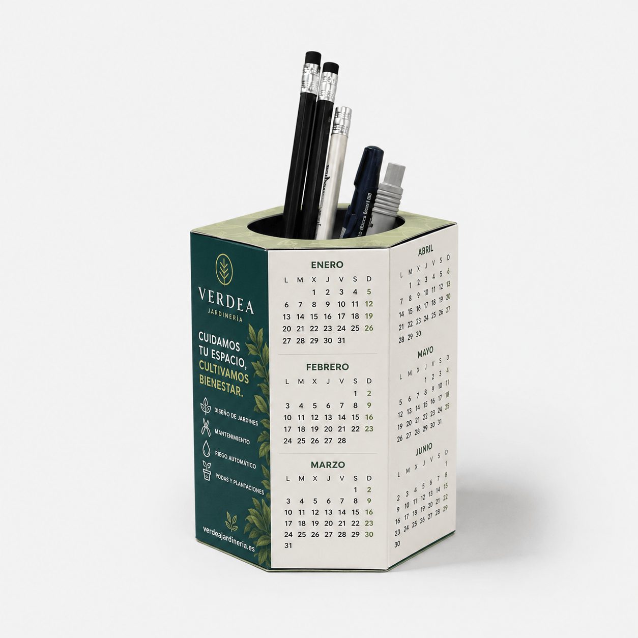 Lápicero calendario para tener presente tu marca todo el año