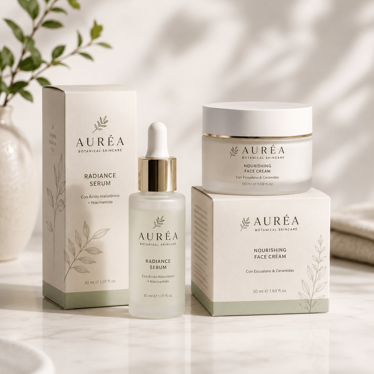 Packaging para cosmética y cuidado personal con cajas estándar personalizadas para sérums, cremas y productos de belleza