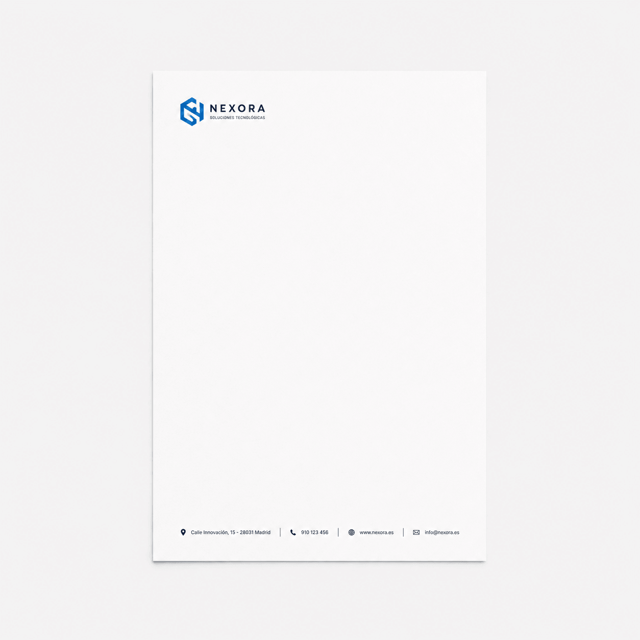Papel de carta en formato A4 impreso para empresas