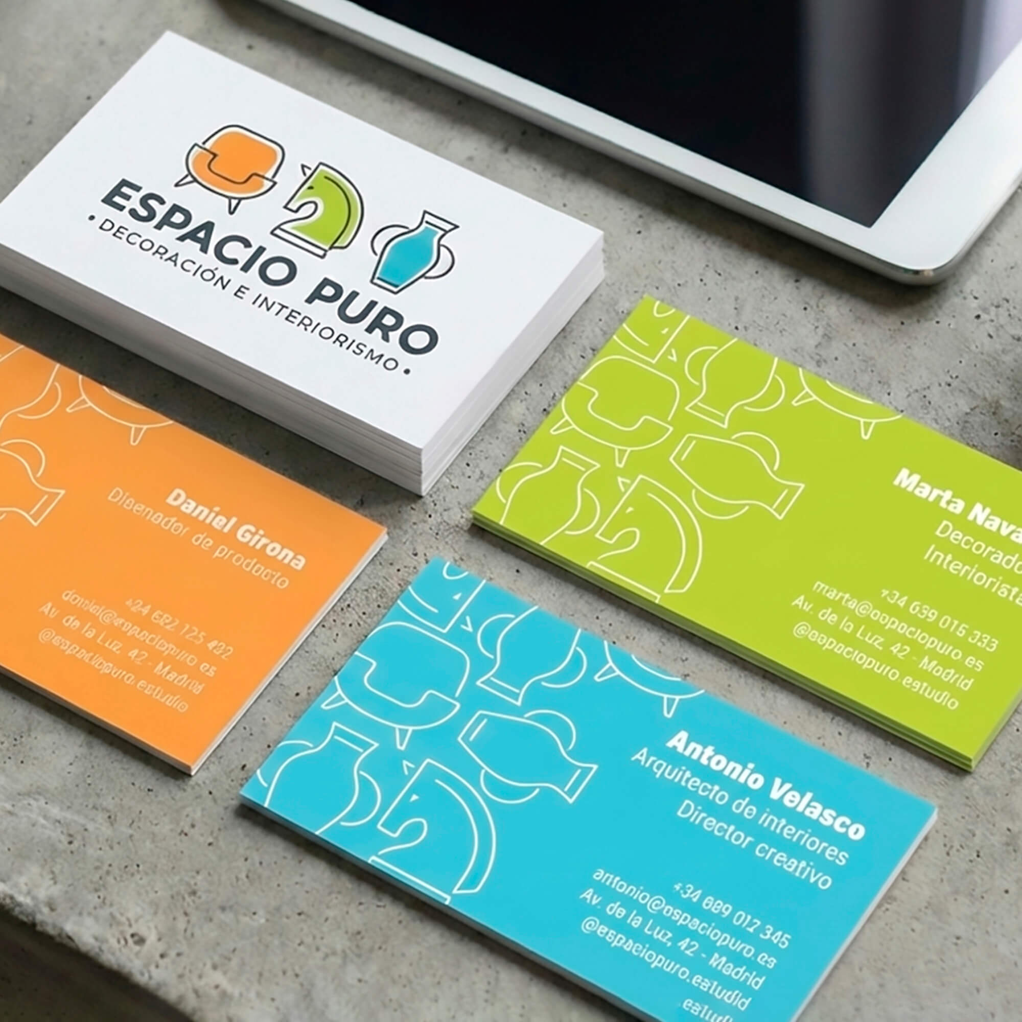 personalización de tarjetas de visita clásicas