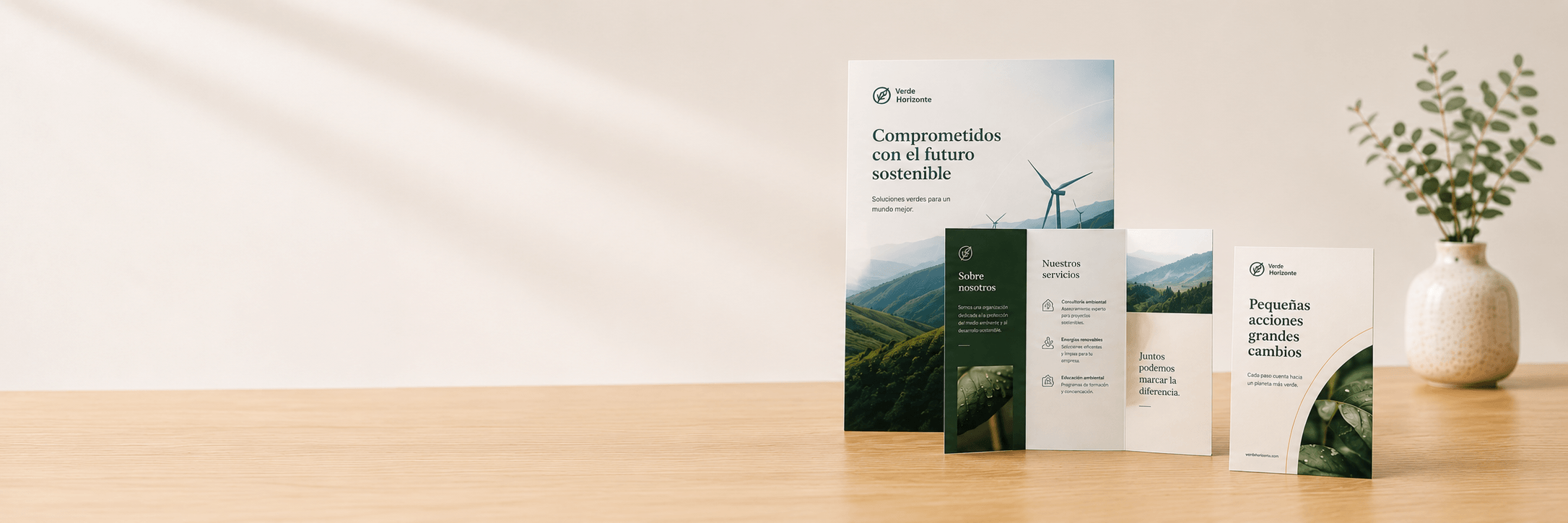 Flyers, folletos plegados y carteles personalizados impresos para campañas de publicidad y promoción empresarial