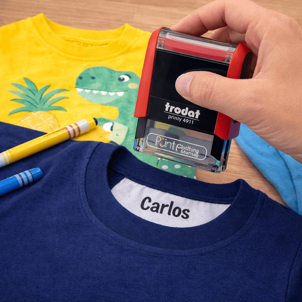 sello para marcar ropa de colegio