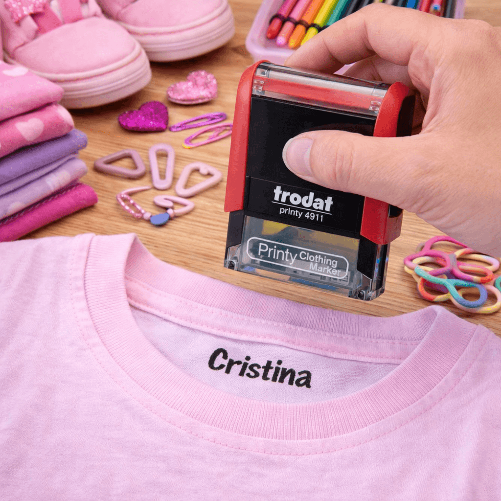 sello para marcar ropa con tinta textil