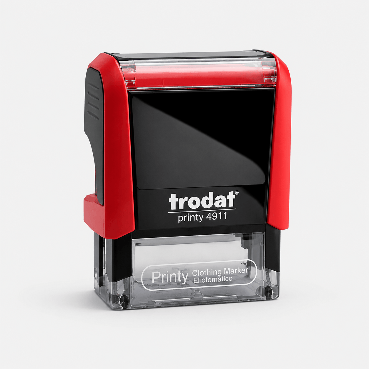 Sello automático Trodat Printy 4911 para marcar ropa infantil personalizado con nombre