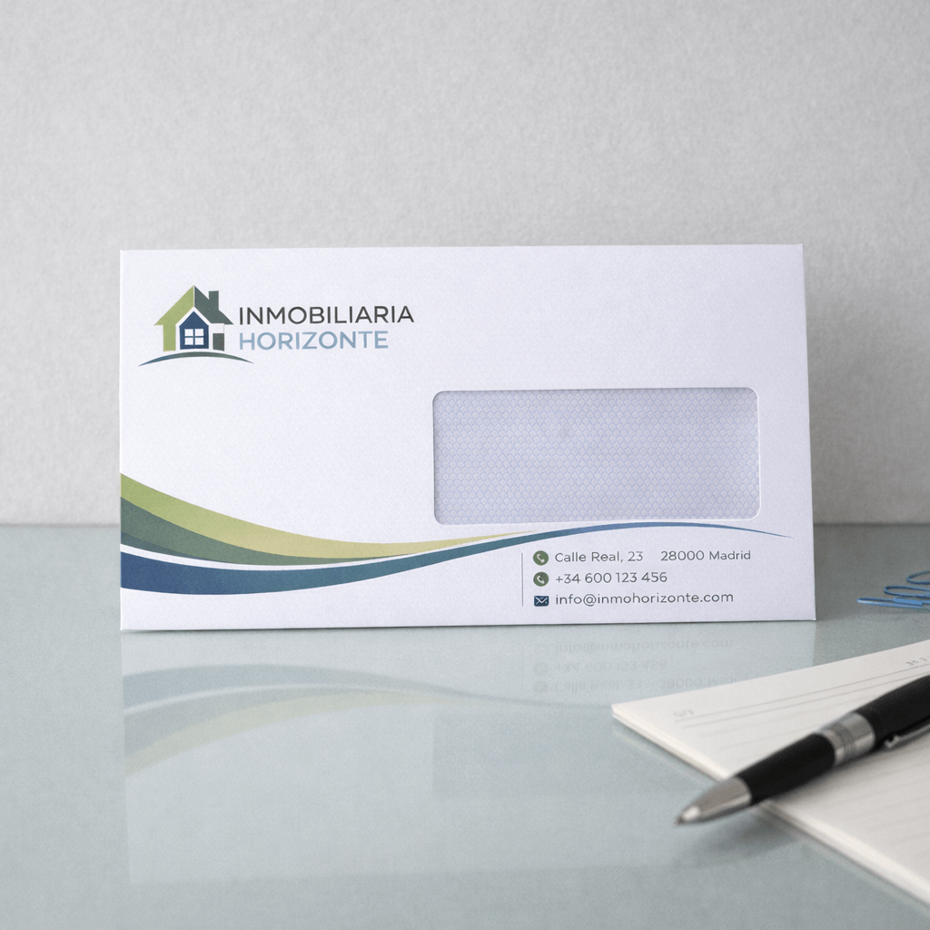 Sobres personalizados con logotipo