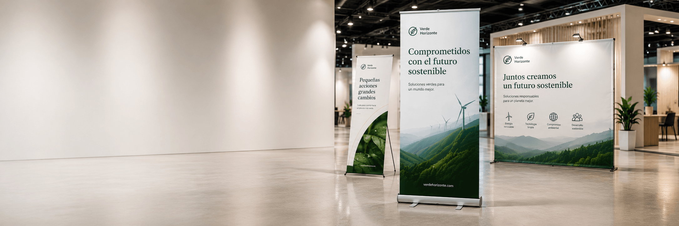 Roll-up, x-banner y photocall personalizados para ferias, congresos, eventos corporativos y acciones promocionales